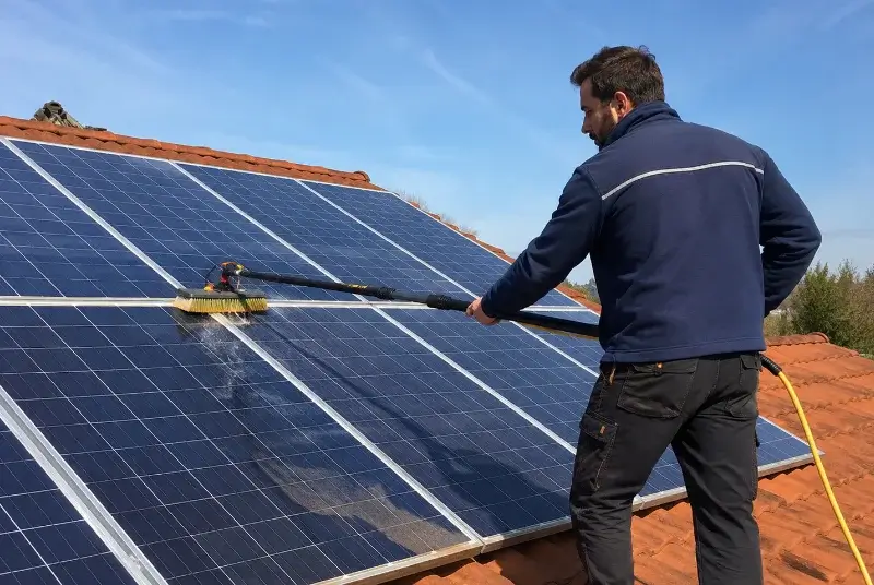 Nettoyage et entretien de panneaux solaires à Angresse